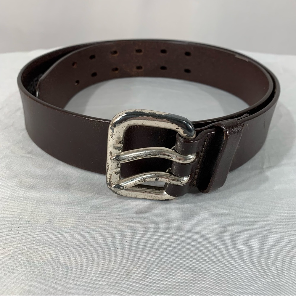 Boho Express dark brown leather belt